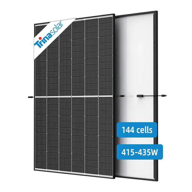 Trina Solar Panel Panneau Solaire 405W 410W 415W 420W 425W Monocrystalline All Black Solar Panel